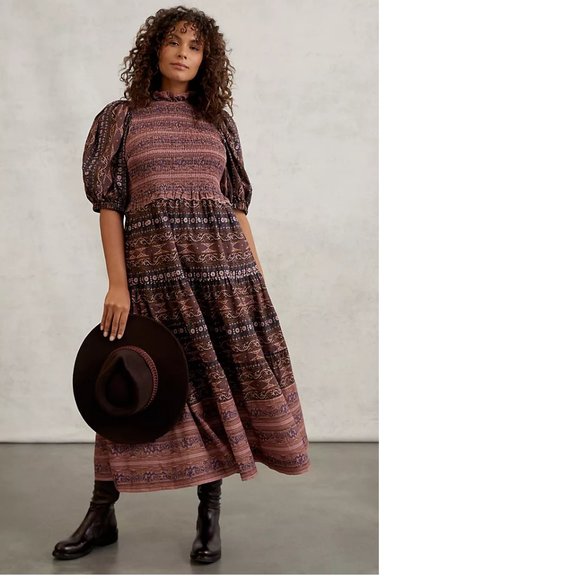 Anthropologie Dresses & Skirts - Anthropologie Bethanne Smocked Maxi Dress